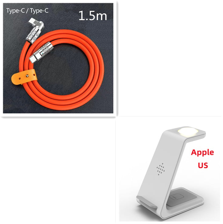 Support de charge rapide sans fil 3-en-1 Station de charge rapide sans fil pour téléphone