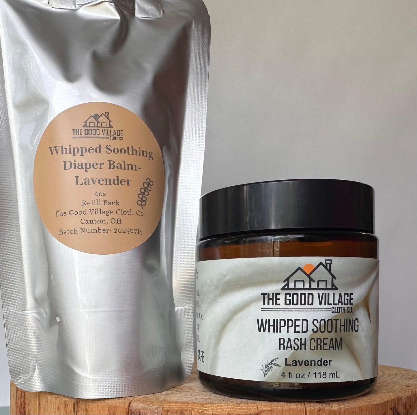 Crema para pañales calmante batida