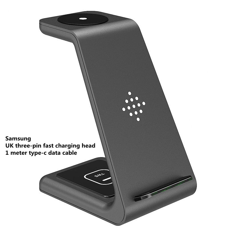 Support de charge rapide sans fil 3-en-1 Station de charge rapide sans fil pour téléphone