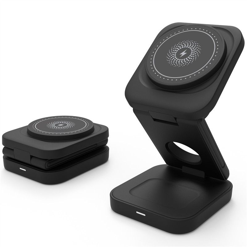 CHARGEUR SANS FIL PLIABLE 3 EN 1