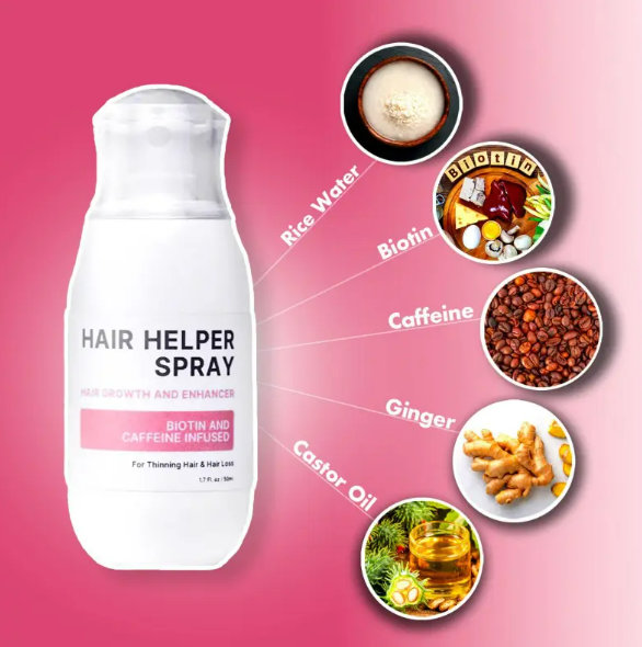 Pulverizador para el crecimiento del cabello para la nutrición y el crecimiento de los folículos