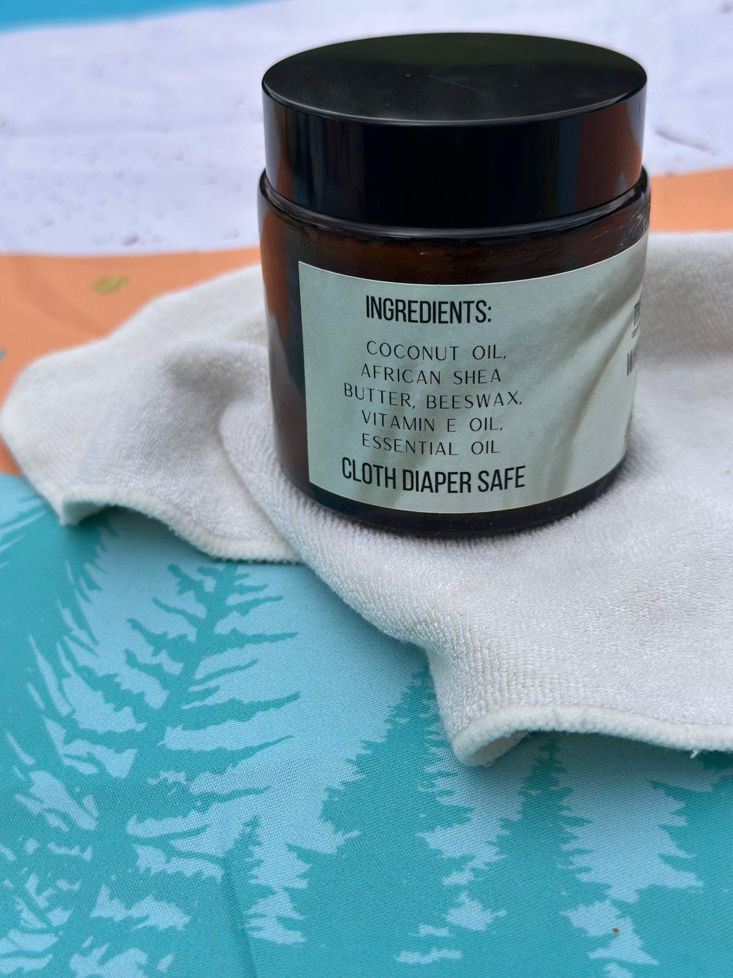 Crema para pañales calmante batida