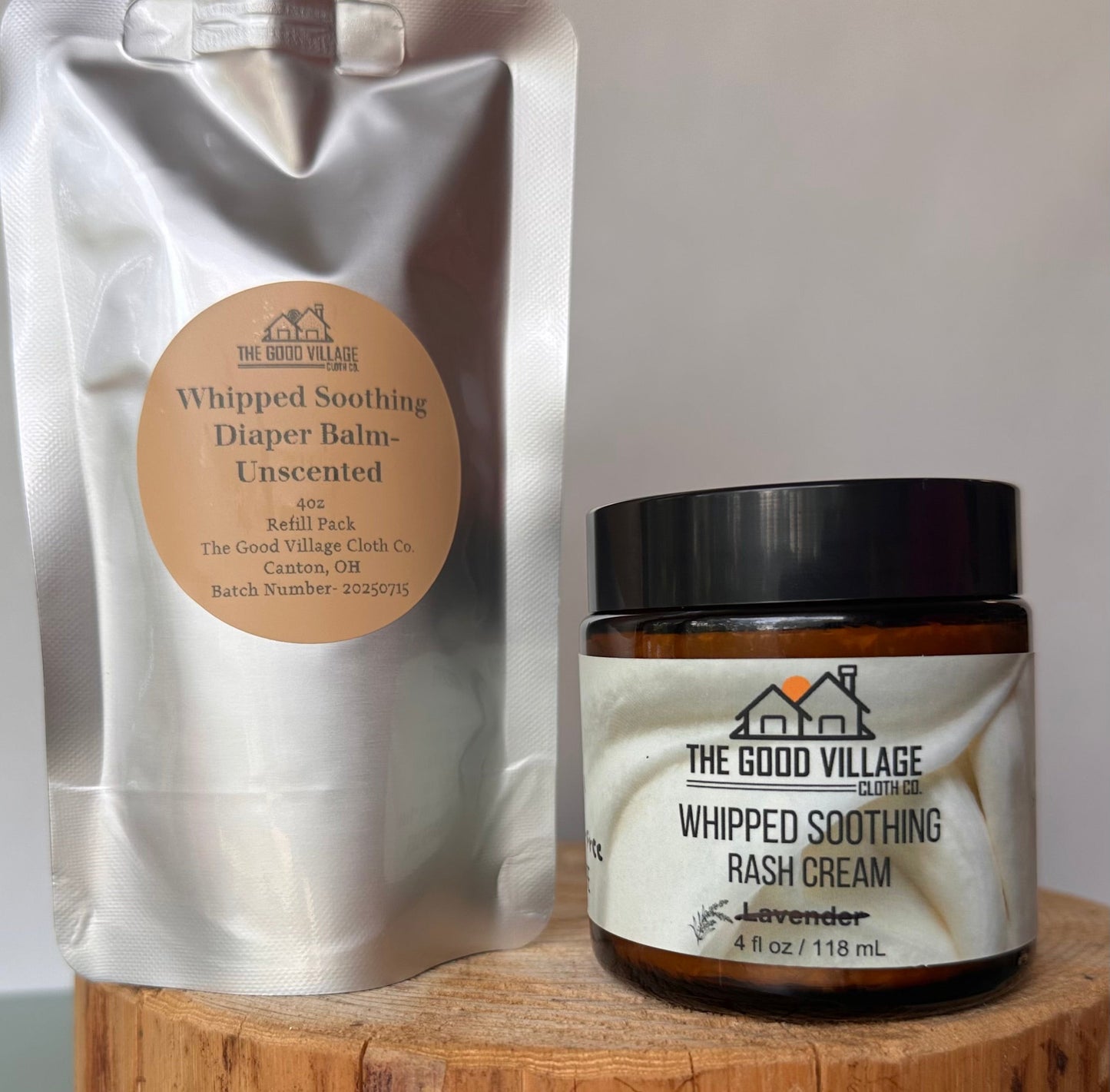 Crema para pañales calmante batida