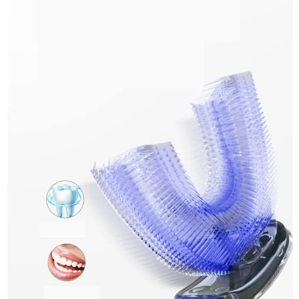 Cepillo de dientes eléctrico ultrasónico en forma de U