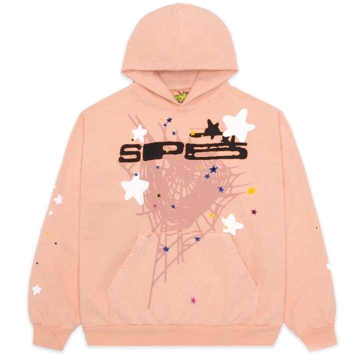 Sudaderas con capucha con estampado de letras de araña