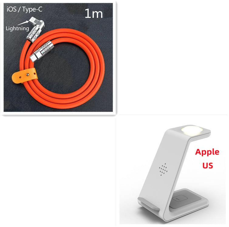 Support de charge rapide sans fil 3-en-1 Station de charge rapide sans fil pour téléphone