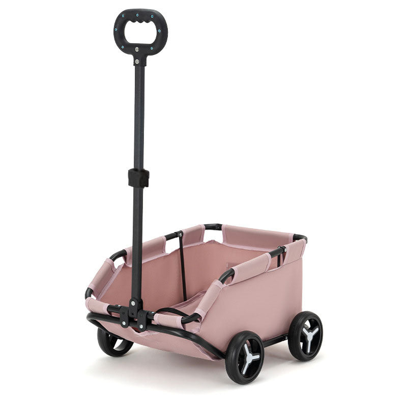 Cochecito para mascotas Perro Gato Carrito de transporte para mascotas pequeñas Plegable Portátil con almacenamiento