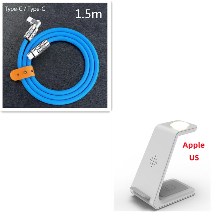 Support de charge rapide sans fil 3-en-1 Station de charge rapide sans fil pour téléphone