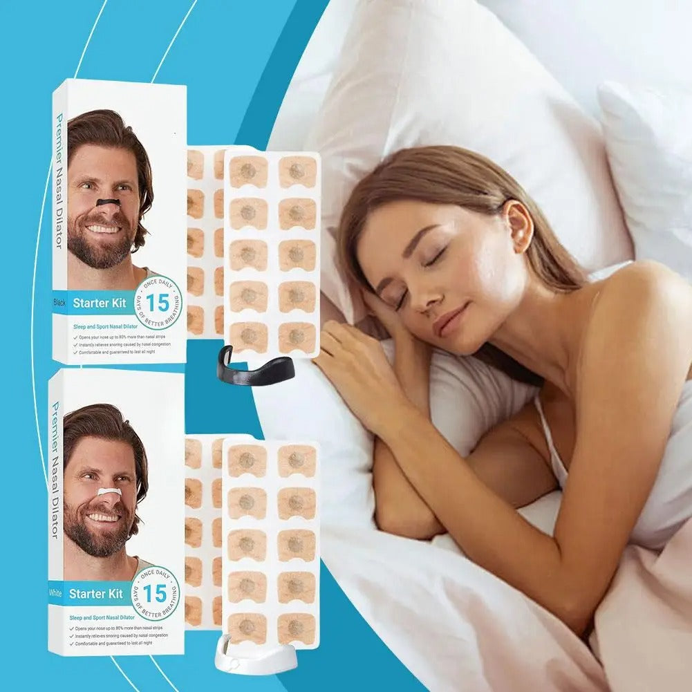 Tiras dilatadoras nasales magnéticas para dormir mejor