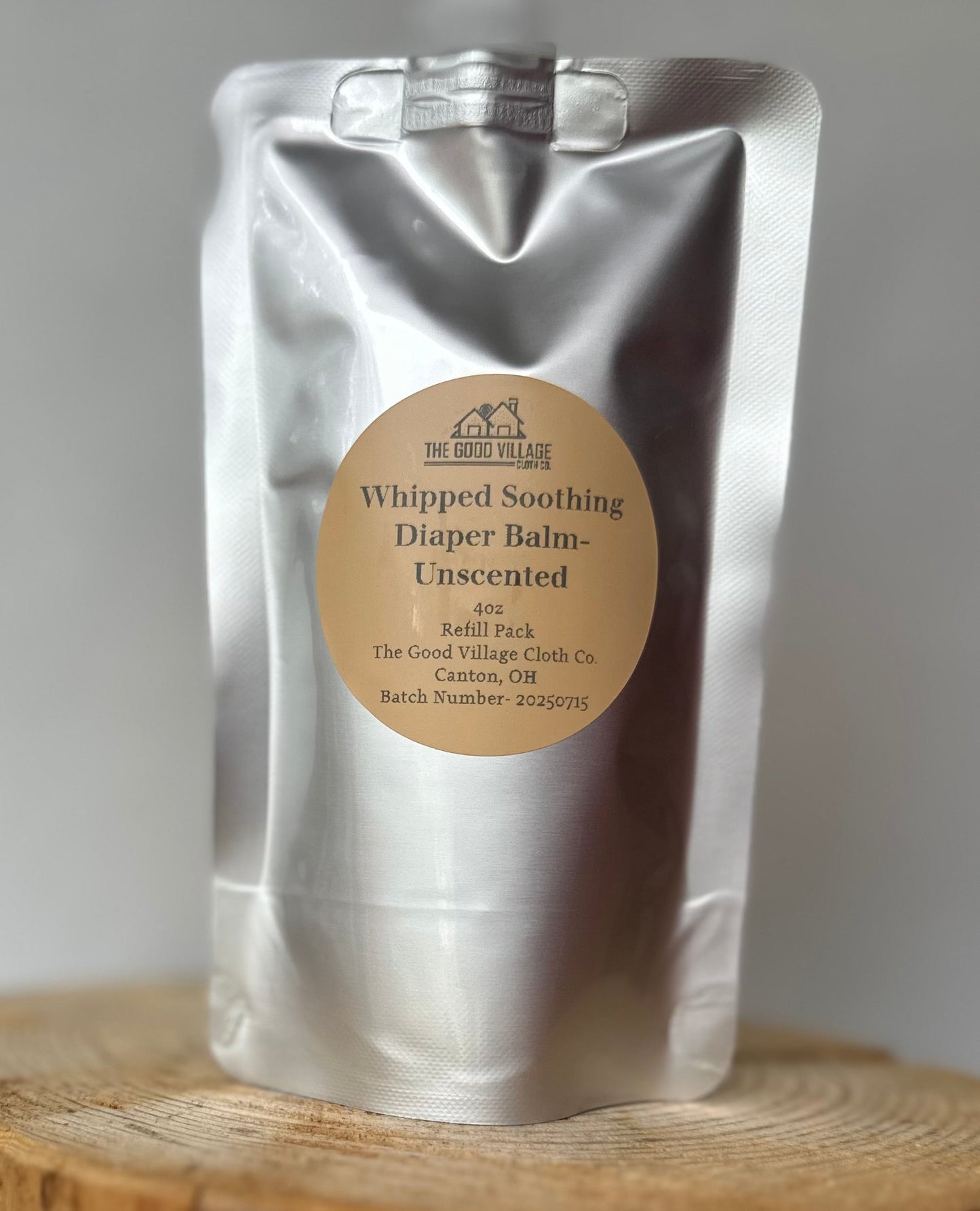 Crema para pañales calmante batida