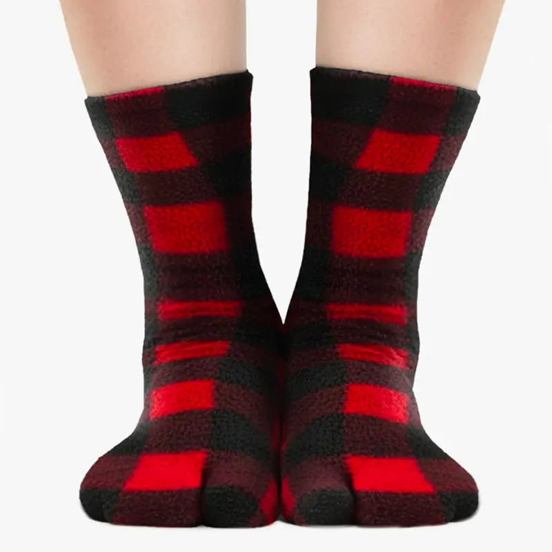 Calcetines Tabi de Lana Polar Feet - Leñador