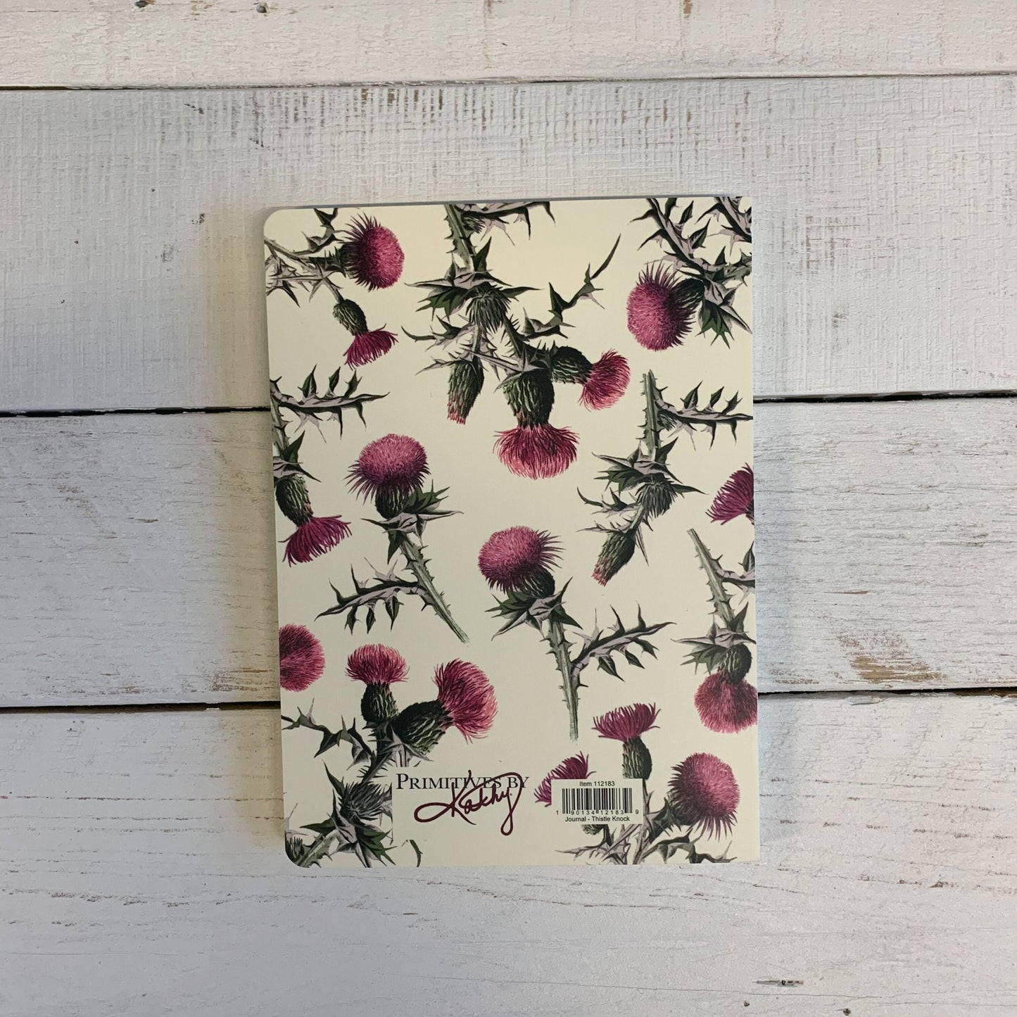 Carnet double-face Le Chardon à vous couper le souffle | Cahier ligné de 160 pages