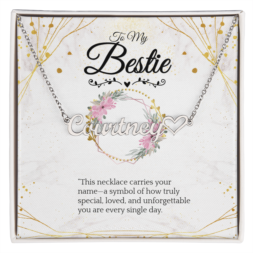 Collier Prénom Personnalisé avec Pierre de Naissance – Souvenir Élégant et Personnalisé (Finition Or Jaune 18 carats - Acier Inoxydable Poli)