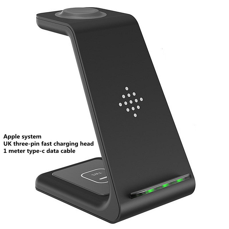 Support de charge rapide sans fil 3-en-1 Station de charge rapide sans fil pour téléphone