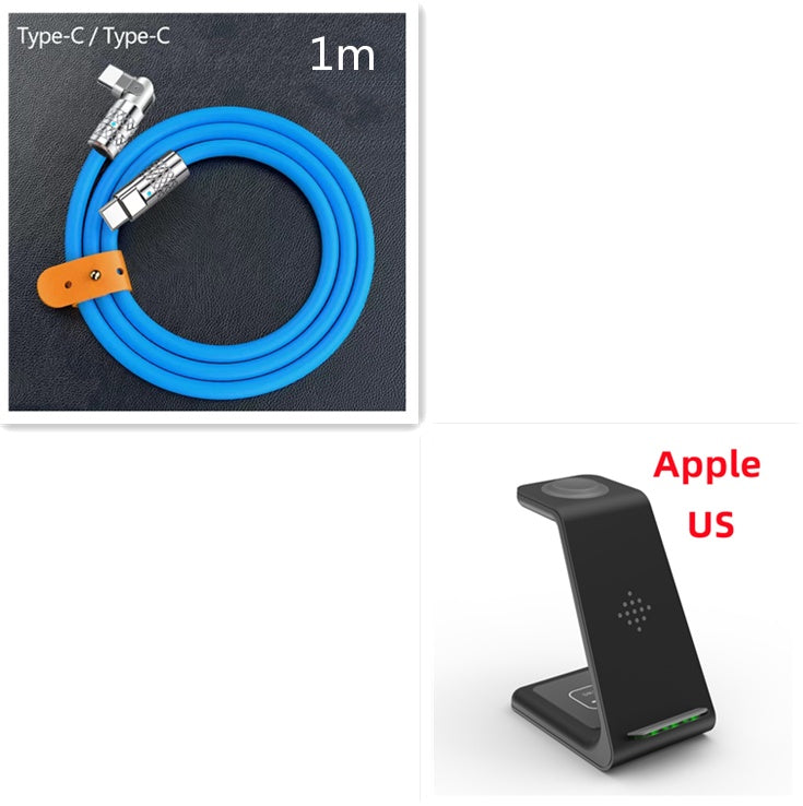Support de charge rapide sans fil 3-en-1 Station de charge rapide sans fil pour téléphone