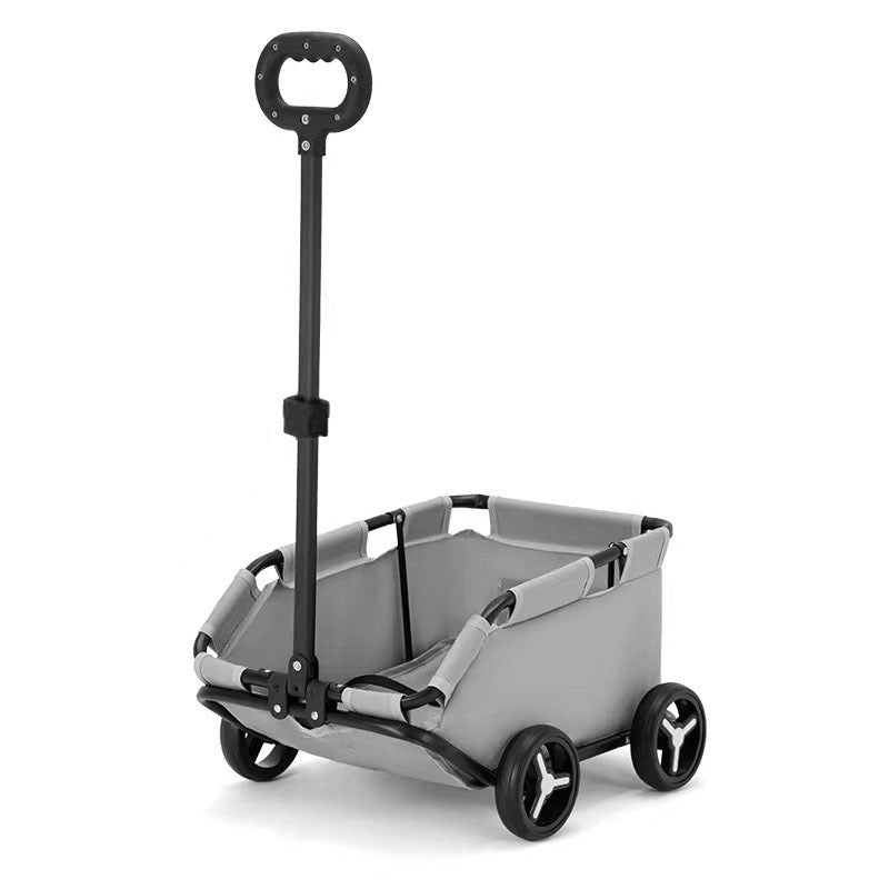 Cochecito para mascotas Perro Gato Carrito de transporte para mascotas pequeñas Plegable Portátil con almacenamiento