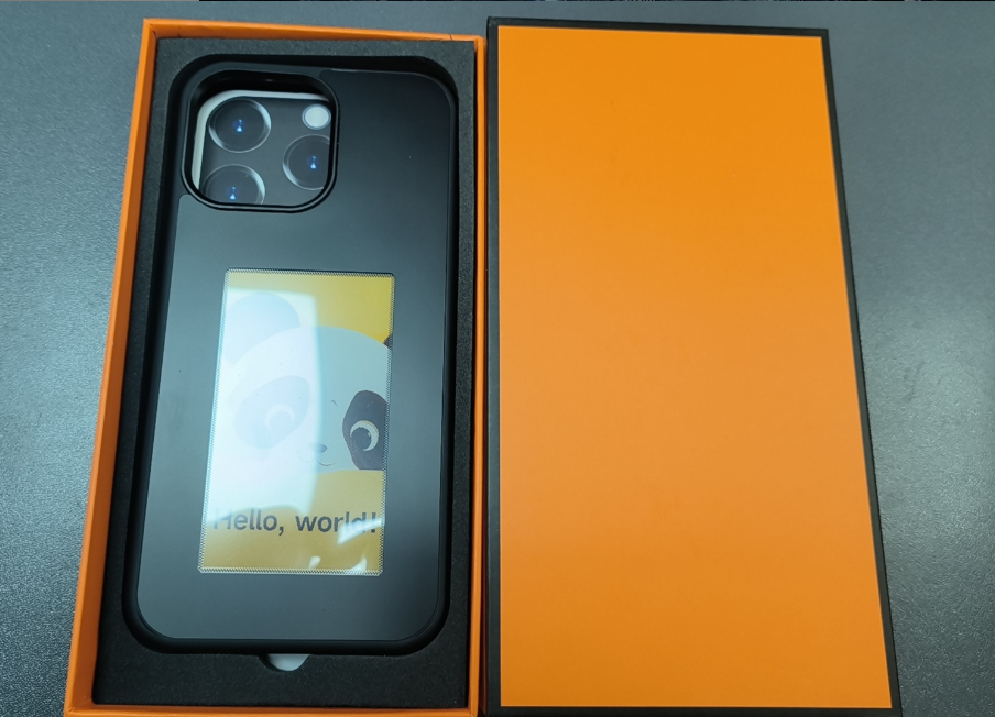 Funda de teléfono con tinta electrónica